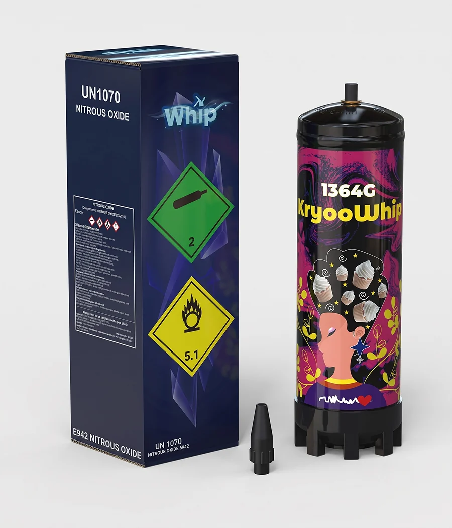 KryooWhip Whipcream Bottle, 1364g | Ready to Use - Image 3